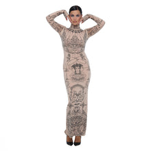 Load image into Gallery viewer, DIVINE HIGH ROLL NECK MAXI DRESS
