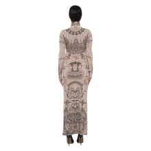 Load image into Gallery viewer, DIVINE HIGH ROLL NECK MAXI DRESS
