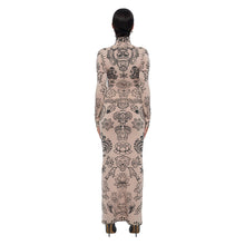 Load image into Gallery viewer, DIVINE HIGH ROLL NECK MAXI DRESS

