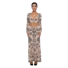 Load image into Gallery viewer, PUSHKA PAINT 3 BUTTON CARDI
