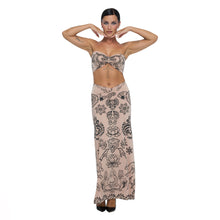 Load image into Gallery viewer, PUSHKA PAINT A LINE SKIRT
