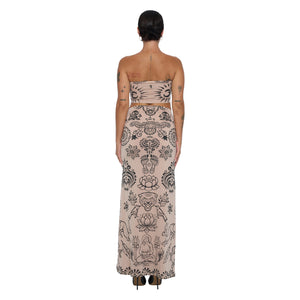 PUSHKA PAINT A LINE SKIRT