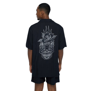 Skull Flame Men Shirt