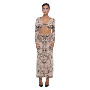 PUSHKA PAINT A LINE SKIRT