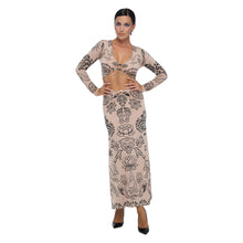 Load image into Gallery viewer, PUSHKA PAINT A LINE SKIRT
