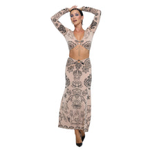 Load image into Gallery viewer, PUSHKA PAINT A LINE SKIRT
