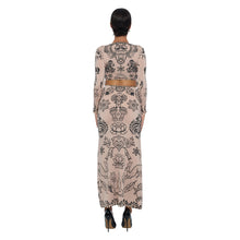 Load image into Gallery viewer, PUSHKA PAINT A LINE SKIRT
