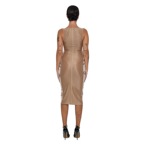 PUSHKA PAINT PANEL DRESS