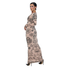 Load image into Gallery viewer, PUSHKA PAINT TEARDROP MAXI DRESS
