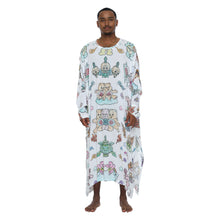 Load image into Gallery viewer, TIBETAN BEAR CRAYON FULL LENGTH KAFTAN
