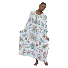 Load image into Gallery viewer, TIBETAN BEAR CRAYON FULL LENGTH KAFTAN
