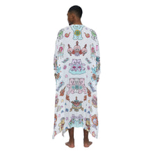Load image into Gallery viewer, TIBETAN BEAR CRAYON FULL LENGTH KAFTAN
