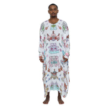 Load image into Gallery viewer, TIBETAN BEAR CRAYON FULL LENGTH KAFTAN
