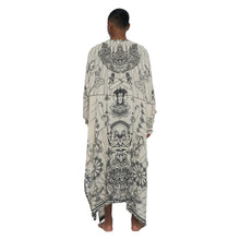Load image into Gallery viewer, DIVINE RAW LINEN FULL LENGTH KAFTAN

