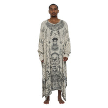 Load image into Gallery viewer, DIVINE RAW LINEN FULL LENGTH KAFTAN
