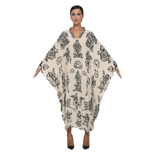 Load image into Gallery viewer, INDIAN PAINT BRUSH NEW DEEP V KAFTAN
