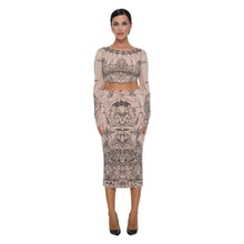 Load image into Gallery viewer, DIVINE ROLL MIDI SKIRT
