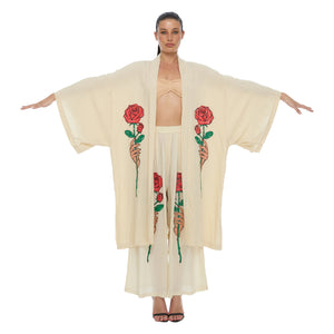 FACE & ROSE SUNSET KIMONO