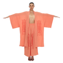 Load image into Gallery viewer, TIBETAN TIGER SUNSET KIMONO
