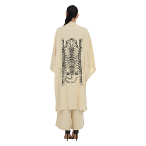 TIBETAN TIGER SUNSET KIMONO