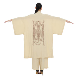 TIBETAN TIGER SUNSET KIMONO