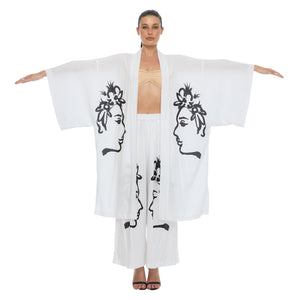 PAINTED LADY SUNSET KIMONO