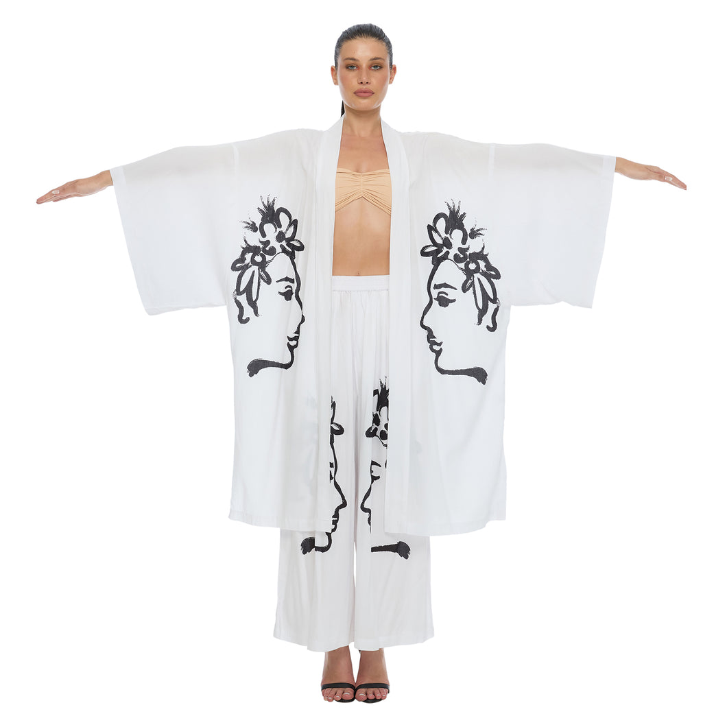 PAINTED LADY SUNSET KIMONO