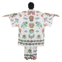 Load image into Gallery viewer, TIBETAN CRAYON SUNSET KIMONO
