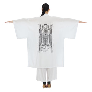 TIBETAN TIGER SUNSET KIMONO