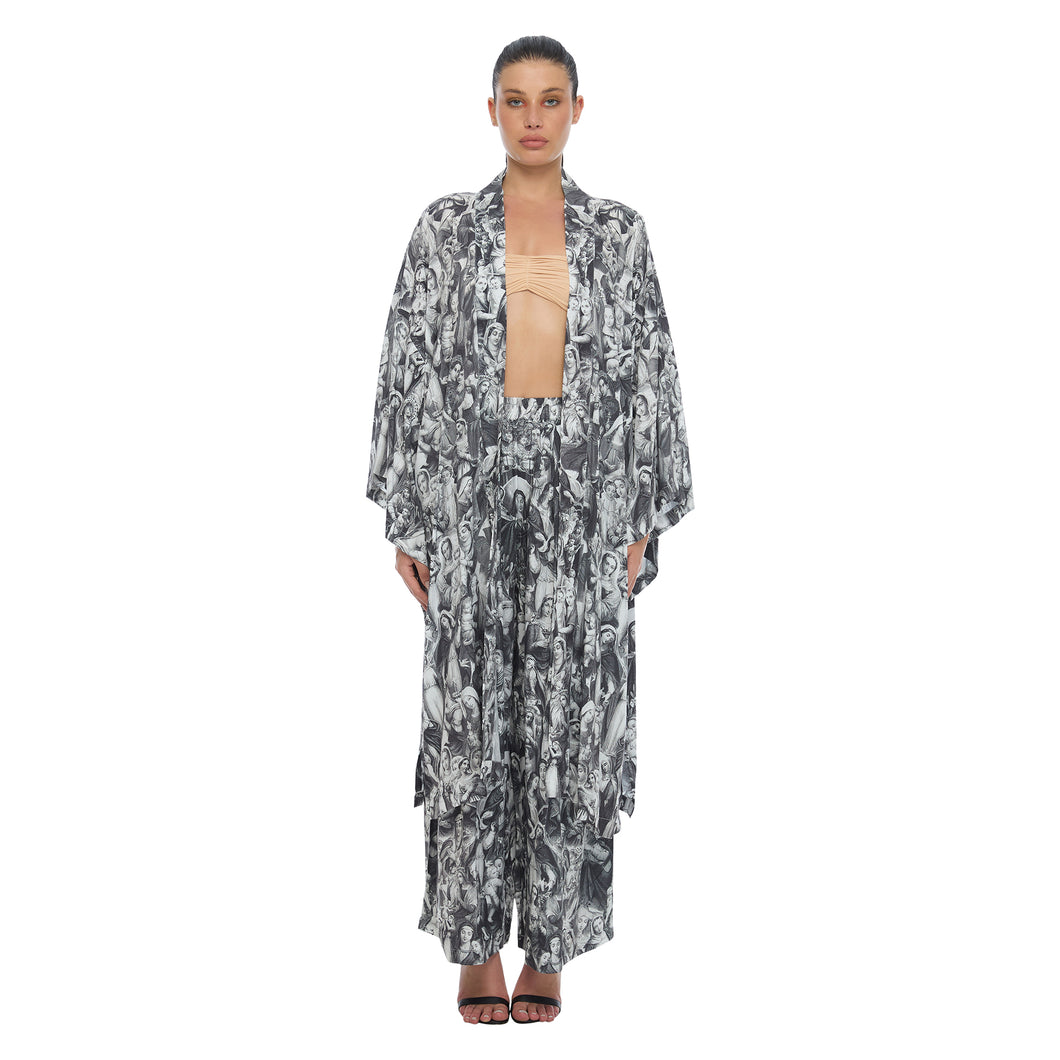 MARY DIGITAL PRINT SUNSET KIMONO