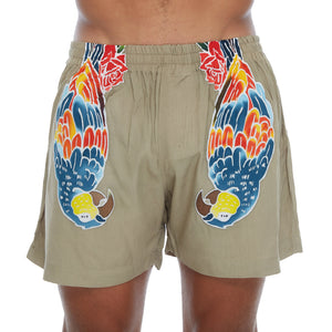 PARROT AND SKULL BOXER