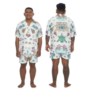 TIBETAN BEARS WATERCOLOUR DIGITAL SHIRT