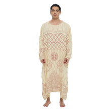 Load image into Gallery viewer, KHMER TATTOO FULL LENGTH KAFTAN
