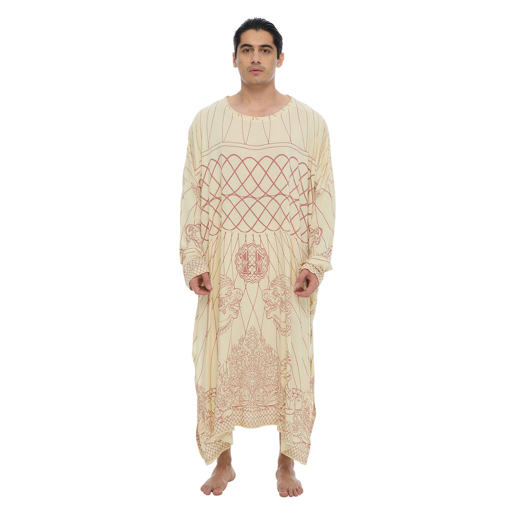 KHMER TATTOO FULL LENGTH KAFTAN