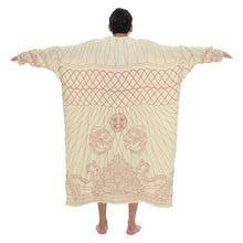 Load image into Gallery viewer, KHMER TATTOO FULL LENGTH KAFTAN
