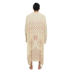 KHMER TATTOO FULL LENGTH KAFTAN