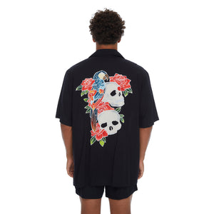 PARROT AND SKULL SHIRT
