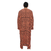 Load image into Gallery viewer, BALLPEN LEOPARD FULL LENGTH KAFTAN
