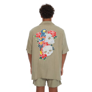 PARROT AND SKULL SHIRT