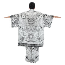 Load image into Gallery viewer, BALLPEN TATTOO SUNSET KIMONO
