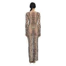 Load image into Gallery viewer, BALLPEN TIGER NECI MAXI DRESS
