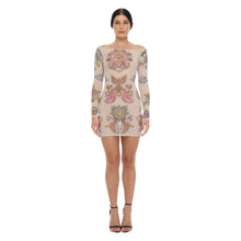 Load image into Gallery viewer, TIBETAN CRAYON MINI DRESS
