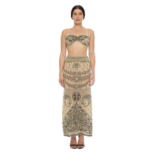 KHMER ROLL MAXI SKIRT