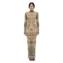 Load image into Gallery viewer, KHMER HIGH NECK MAXI DRESS
