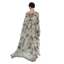 Load image into Gallery viewer, TATTO0 3 RAW LINEN FULL LENGTH KAFTAN
