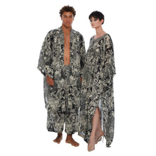 Load image into Gallery viewer, INDIA COMIC RAW LINEN FULL LENGTH KAFTAN
