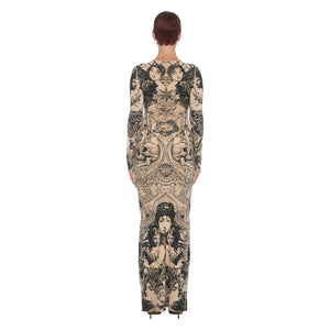 CURRENCY CHAOS NECI DRESS
