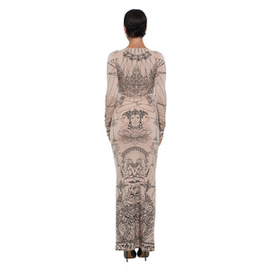DIVINE TEAR DROP MAXI DRESS