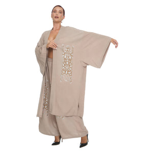 TIBETAN TIGER SUNSET KIMONO