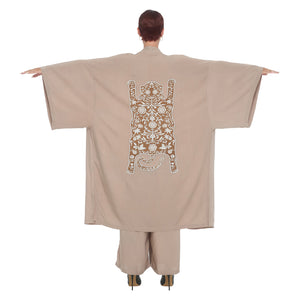 TIBETAN TIGER SUNSET KIMONO